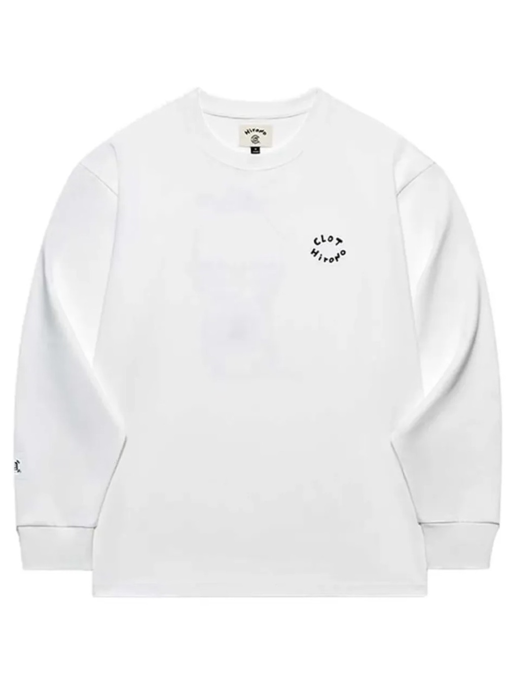 Pop Mart  Hirono x CLOT Yin-Yang Crewneck Sweatshirt White Size M NEW NWT